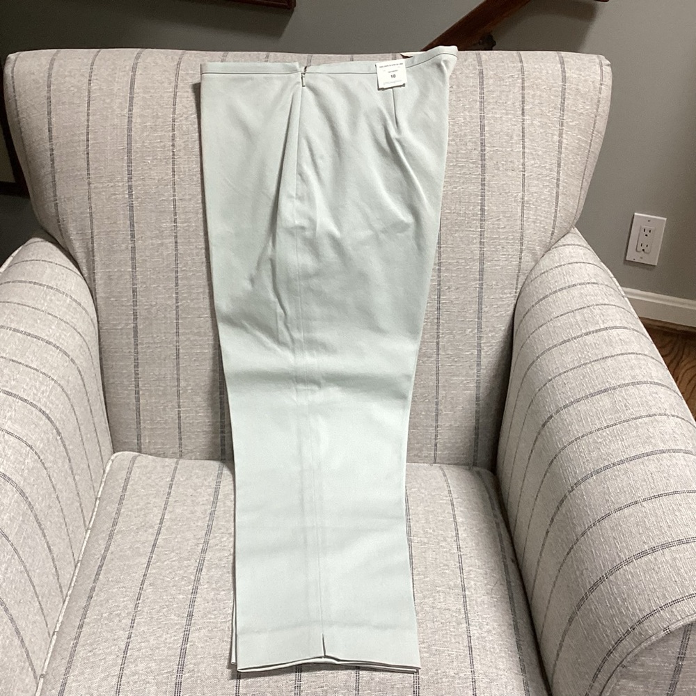 J. McLaughlin Gray Dress Pants with Straight-Leg Fit